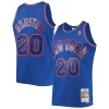 Stupendo Cool Allan Houston New York Knicks 1996/97 Throwback Dark Swingman Jersey Blue per i devoti sostenitori