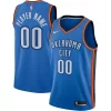 Ottimo Resistente Oklahoma City Thunder Nike Swingman Custom Jersey Blue Icon Edition per i devoti sostenitori