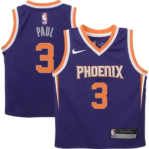 Bellissimo Versatile Incantevole Chris Paul Phoenix Suns Nike Preschool 2021/22 Replica Jersey Icon Edition Purple per i devoti sostenitori
