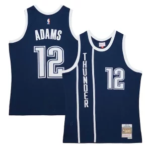 Trendy Elegante Carino Steven Adams Oklahoma City Thunder 2015/16 Hardwood Classics Alternate Swingman Jersey Navy per i devoti sostenitori