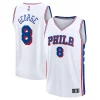 Magnifico Stupendo Resistente Paul George Philadelphia 76ers Youth Fast Break Replica Player Jersey Association Edition White per i devoti sostenitori