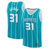 Fantastico Versatile Pratico Tidjane Salaun Charlotte Hornets 2024 NBA Draft Fast Break Player Jersey Icon Edition Teal per i devoti sostenitori