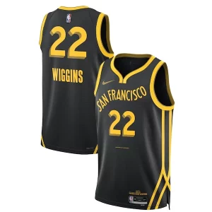 Robusto Fantastico Prestigioso Andrew Wiggins Golden State Warriors Nike Unisex 2023/24 Swingman Jersey Black City Edition per i devoti sostenitori