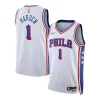 Versatile James Harden Philadelphia 76ers Nike Unisex Swingman Jersey Association Edition White per i devoti sostenitori