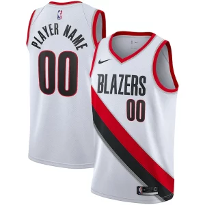 Gorgeous Pratico Portland Trail Blazers Nike 2020/21 Swingman Custom Jersey Association Edition White per i devoti sostenitori