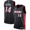Raffinato Tyler Herro Miami Heat Nike Unisex Swingman Jersey Icon Edition Black per i devoti sostenitori