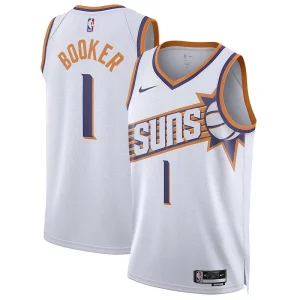 Lussuoso Devin Booker Phoenix Suns Nike Unisex Swingman Jersey Association Edition White per i devoti sostenitori