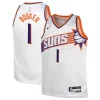 Lussuoso Gorgeous Fascinante Devin Booker Phoenix Suns Nike Youth Swingman Jersey Association Edition White per i devoti sostenitori