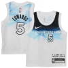 Eccezionale Anthony Edwards Minnesota Timberwolves Nike Toddler 2024/25 Swingman Player Jersey City Edition White per i devoti sostenitori