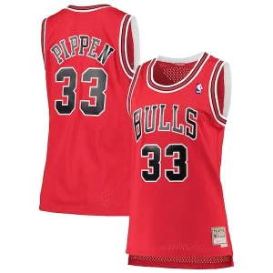 Resistente Delizioso Trendy Scottie Pippen Chicago Bulls Women's 1997/98 Hardwood Classics Swingman Jersey Red per i devoti sostenitori