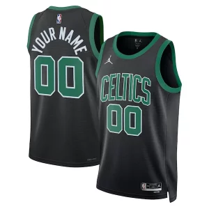Pratico Prestigioso Boston Celtics Jordan Brand Unisex 2022/23 Swingman Custom Jersey Statement Edition Black per i devoti sostenitori
