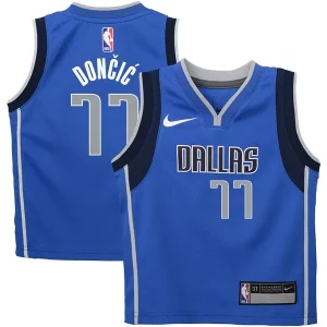Sofisticato Luka Dončić Dallas Mavericks Nike Toddler Swingman Player Jersey Icon Edition Blue per i devoti sostenitori