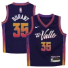 Pratico Kevin Durant Phoenix Suns Nike Preschool Swingman Replica Jersey City Edition Purple per i devoti sostenitori