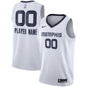 Attraente Classico Memphis Grizzlies Nike 2020/21 Swingman Custom Jersey Association Edition White per i devoti sostenitori