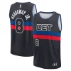 Raffinato Stupendo Duraturo Tim Hardaway Jr. Detroit Pistons Youth Fast Break Player Jersey Statement Edition Black per i devoti sostenitori