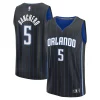 Robusto Paolo Banchero Orlando Magic Fast Break Replica Player Jersey Icon Edition Black per i devoti sostenitori