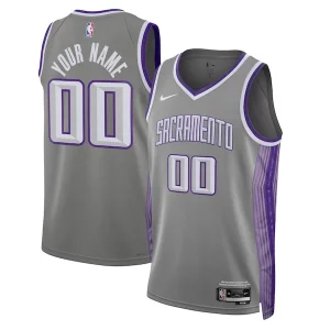 Attraente Comodo Sacramento Kings Nike Unisex 2022/23 Swingman Custom Jersey City Edition Black per i devoti sostenitori