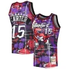 Comodo Incantevole Carino Vince Carter Toronto Raptors 1998/99 Hardwood Classics Lunar New Year Swingman Jersey Purple per i devoti sostenitori