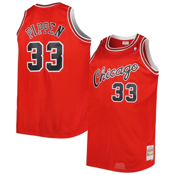 Comodo Attraente Scottie Pippen Chicago Bulls Big & Tall Hardwood Classics 2003/04 Swingman Jersey Red per i devoti sostenitori