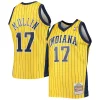 Carino Robusto Moderno Chris Mullin Indiana Pacers 1999/00 Hardwood Classics Swingman Jersey Gold per i devoti sostenitori
