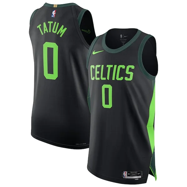 Bellissimo Jayson Tatum Boston Celtics Nike 2024/25 Authentic Player Jersey City Edition Black per i devoti sostenitori