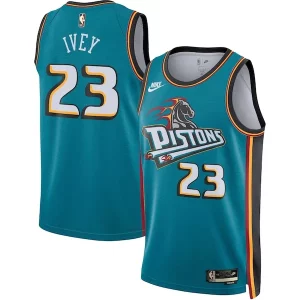 Accattivante Cool Robusto Jaden Ivey Detroit Pistons Nike Swingman Jersey Classic Edition Teal per i devoti sostenitori
