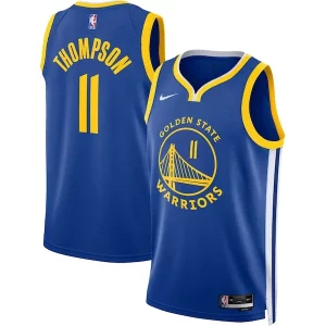 Elegante Magnifico Klay Thompson Golden State Warriors Nike Unisex Swingman Jersey Icon Edition Royal/White per i devoti sostenitori