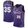 Prestigioso Elegante Kevin Durant Phoenix Suns Nike Unisex 2024/25 Swingman Player Jersey City Edition Purple per i devoti sostenitori