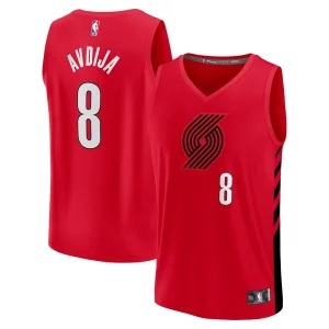 Fascinante Fantastico Robusto Deni Avdija Portland Trail Blazers Fast Break Player Jersey Statement Edition Red per i devoti sostenitori