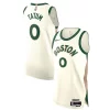 Fascinante Meraviglioso Nike Jayson Tatum Boston Celtics Authentic Jersey City Edition White per i devoti sostenitori