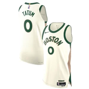Fascinante Meraviglioso Nike Jayson Tatum Boston Celtics Authentic Jersey City Edition White per i devoti sostenitori