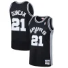 Prestigioso Duraturo Pratico Tim Duncan San Antonio Spurs 1998/99 Hardwood Classics Swingman Jersey Black per i devoti sostenitori
