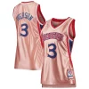 Carino Allen Iverson Philadelphia 76ers Women's 75th Anniversary Rose Gold 1996 Swingman Jersey Pink per i devoti sostenitori