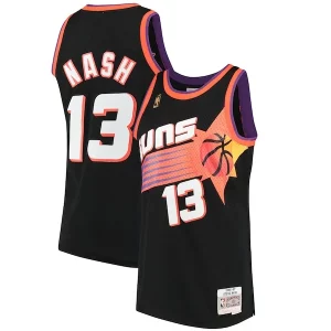 Versatile Magnifico Steve Nash Phoenix Suns 1996/97 Hardwood Classics Swingman Jersey Black per i devoti sostenitori