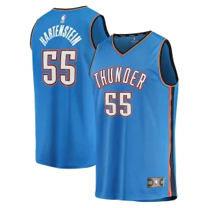 Accattivante Resistente Isaiah Hartenstein Oklahoma City Thunder Youth Fast Break Replica Player Jersey Icon Edition Blue per i devoti sostenitori