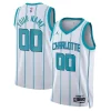 Magnifico Fascinante Attraente Charlotte Hornets Jordan Brand Unisex Swingman Custom Jersey White Association Edition per i devoti sostenitori