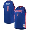 Trendy Chauncey Billups Detroit Pistons 2003/04 Big & Tall Hardwood Classics Swingman Jersey Blue per i devoti sostenitori