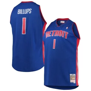Trendy Chauncey Billups Detroit Pistons 2003/04 Big & Tall Hardwood Classics Swingman Jersey Blue per i devoti sostenitori