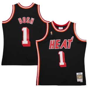 Fantastico Carino Robusto Chris Bosh Miami Heat 2013/14 Hardwood Classics Swingman Jersey Black per i devoti sostenitori