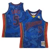 Delizioso Baron Davis Golden State Warriors 2006/07 Hardwood Classics Asian Heritage 6.0 Swingman Throwback Player Jersey Royal per i devoti sostenitori
