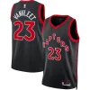 Incantevole Fred VanVleet Toronto Raptors Jordan Brand Unisex Swingman Jersey Statement Edition Black per i devoti sostenitori