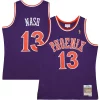 Gorgeous Carino Steve Nash Phoenix Suns 2001/02 Hardwood Classics Swingman Jersey Purple/White per i devoti sostenitori