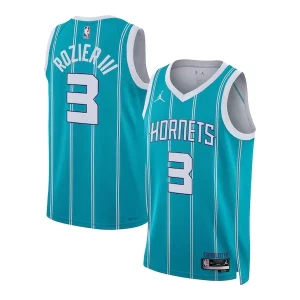 Versatile Cool Incantevole Terry Rozier Charlotte Hornets Jordan Brand Unisex Swingman Jersey Icon Edition Teal per i devoti sostenitori