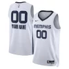 Accattivante Splendido Elegante Memphis Grizzlies Nike Unisex Swingman Custom Jersey White Association Edition per i devoti sostenitori