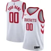 Splendido Houston Rockets Nike Swingman Custom Jersey Association Edition White per i devoti sostenitori