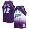Carino Sofisticato John Stockton Utah Jazz Big & Tall Hardwood Classics 1996/97 Swingman Jersey Purple per i devoti sostenitori