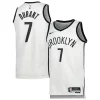Carino Kevin Durant Brooklyn Nets Nike Unisex Swingman Jersey Association Edition White/Black per i devoti sostenitori