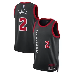 Sofisticato Lonzo Ball Chicago Bulls Nike Unisex 2023/24 Swingman Jersey Black City Edition per i devoti sostenitori