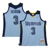 Lussuoso Delizioso Fantastico Allen Iverson Memphis Grizzlies 2009/10 Hardwood Classics Swingman Jersey Light Blue per i devoti sostenitori