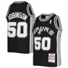 Classico Lussuoso Carino David Robinson San Antonio Spurs Youth 1998/99 Hardwood Classics Swingman Jersey Black per i devoti sostenitori
